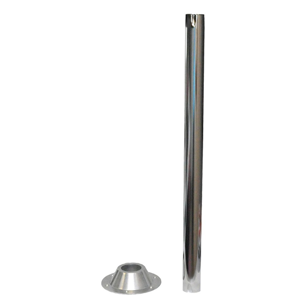 AP Products, AP Products 013-1119 - Round Surface Mount Pedestal Base, Chrome