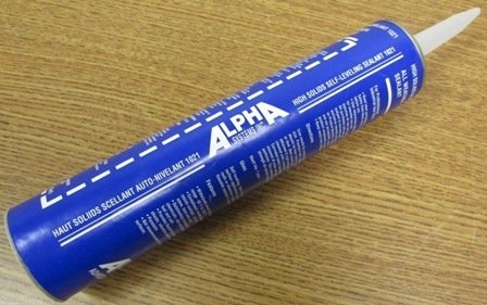 Alpha Systems, Alpha Systems 862149 - 1021 Almond Colored Low VOC Self Leveling Sealant Tube