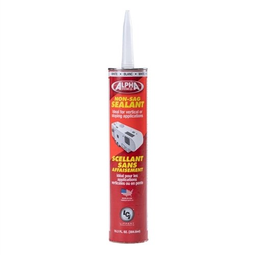 Alpha Systems, Alpha Systems 862157 - 1010 Low VOC Non-Sag Sealant - White (Case of 12 x 10.3 oz)