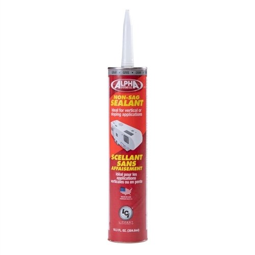 Alpha Systems, Alpha Systems 862159 - 1010 Low VOC Non-Sag Sealant - Grey (Case of 12 x 10.3 oz)