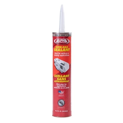 Alpha Systems, Alpha Systems 862160-1 - 1010 Low VOC Non-Sag Sealant - Beige - (Case of 12 x 10.3 Oz)