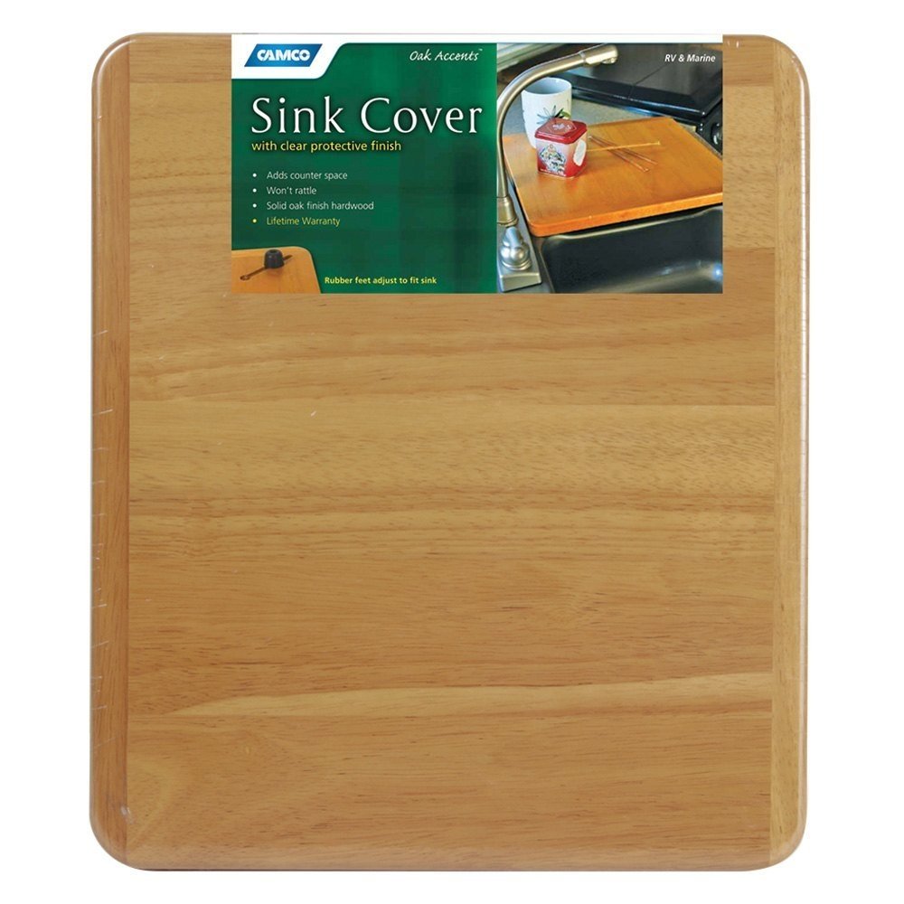 Camco, Camco 43431 Sink Cover  - Oak 13" x 15"