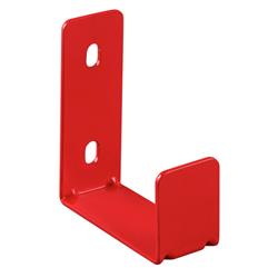 Weather Guard, Ladder Hanger Weather Guard 9887-7-01 Red Zone, Bolts to Bulkhead or Shelving Unit, Single