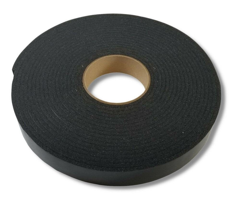 Lavanture Products, Lavanture Products TM150B - Light Density Foam Cap Tape (Black/Mylar 1.5 mil)