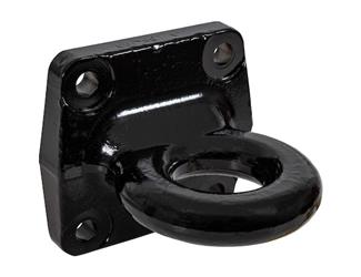 Buyers Products , Lunette Ring Buyers Products BDB125015 2-1/2" Inside Diameter Eye, 42000 Pound Maximum Gross Towing Weight, 7000 Pound Maximum Vertical Load, Bolt-On 4 Hole Mounting Plate, Without Hardware