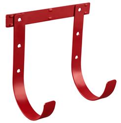 Weather Guard, Multi Purpose Hook Weather Guard 9892-7-01 Bolt On, 8" Length x 1-1/4" Width x 5" Depth, Red, Steel