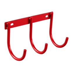 Weather Guard, Multi Purpose Hook Weather Guard 9893-7-01 Bolt On, 5-1/4" Length x 4-1/2" Depth, Red, Steel