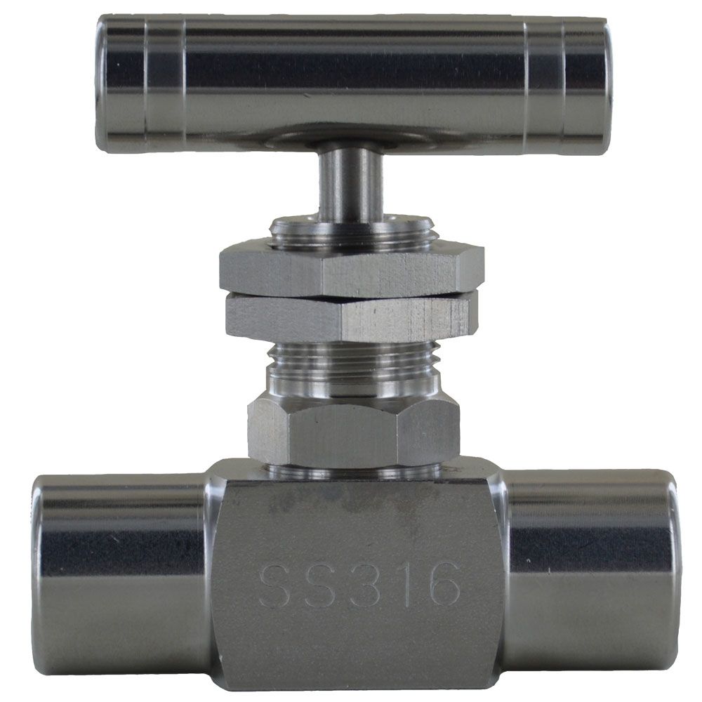 NEO, Panel Mount Needle Valve - 1/4" FNPT 316 SS