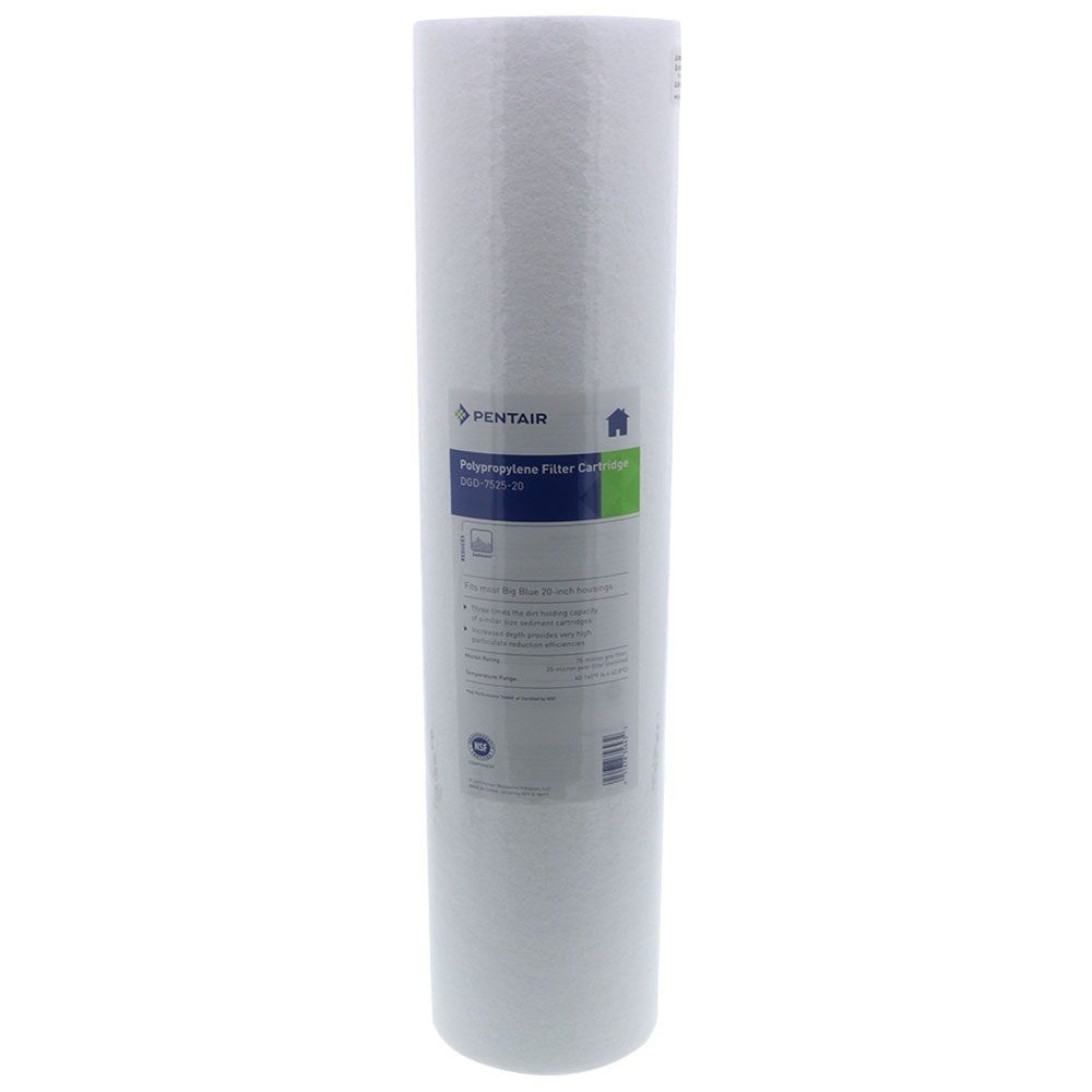 Pentair Water, Pentair 20" BB Graded Density Polypropylene Sediment Filter 75/25 mic