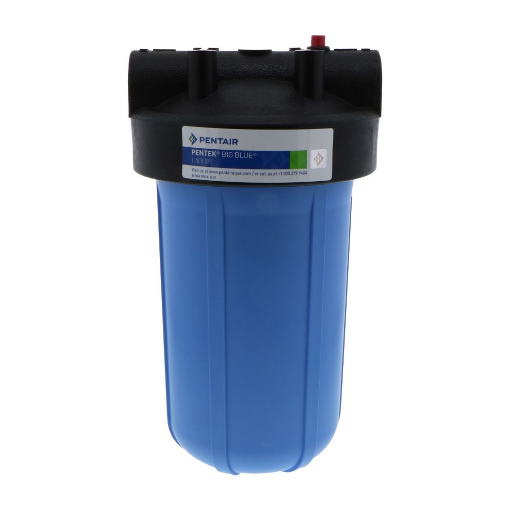 Pentair Water, Pentek 10" Big Blue Water Filter Housing With Pressure Relief