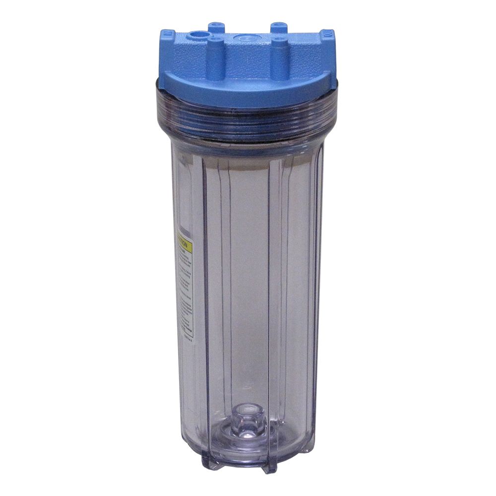 Pentair Water, Pentek 10" Slim Line Water Filter Housing Blue/Clear No PR