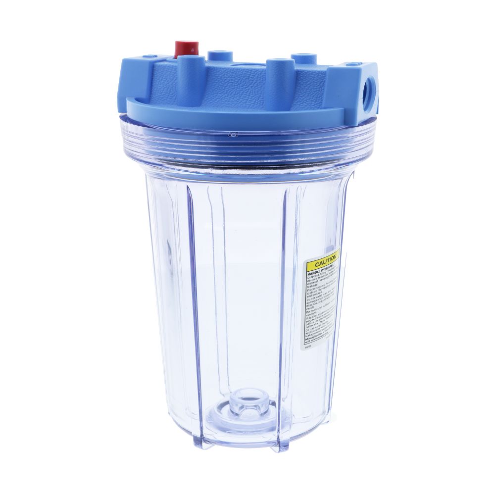 Pentair Water, Pentek 10" Slim Line Water Filter Housing Blue/Clear w/ PR