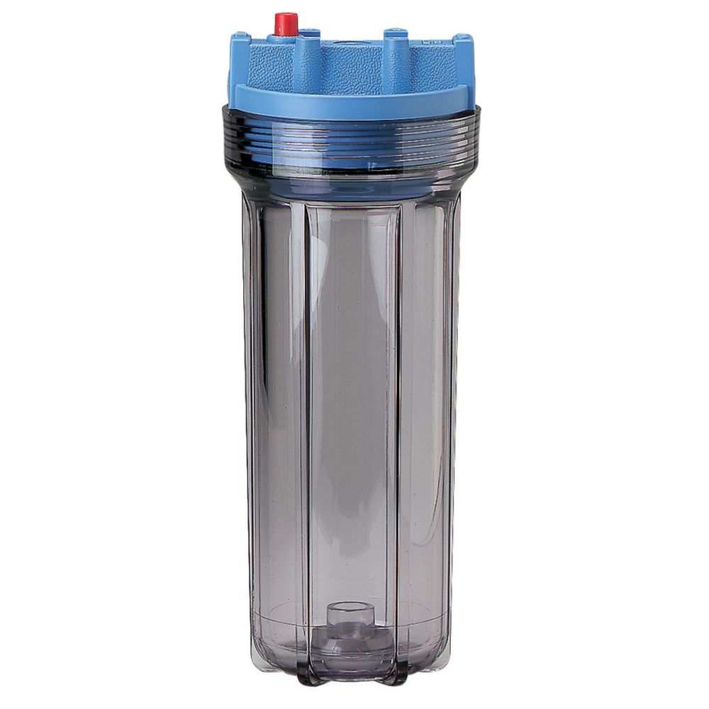 Pentair Water, Pentek 10" Slim Line Water Filter Housing Blue/Clear w/ PR