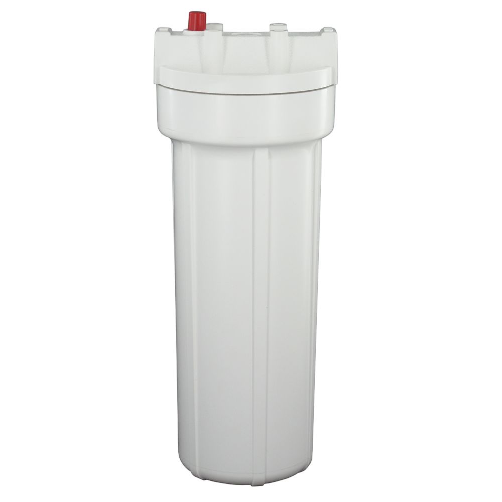 Pentair Water, Pentek 10" Slim Line Water Filter Housing White/White w/ PR - 3/8" FPT