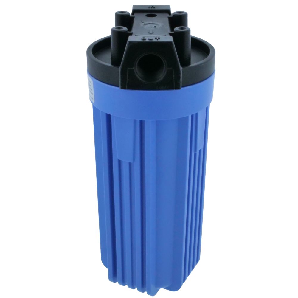 Pentair Water, Pentek 150068 10" Standard Water Filter Housing Black/Blue No PR - 3/4" FPT