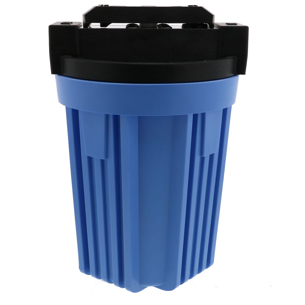 Pentair Water, Pentek 150164 10" Standard Water Filter Housing Black/Blue VIH w/ PR - 3/4" FPT