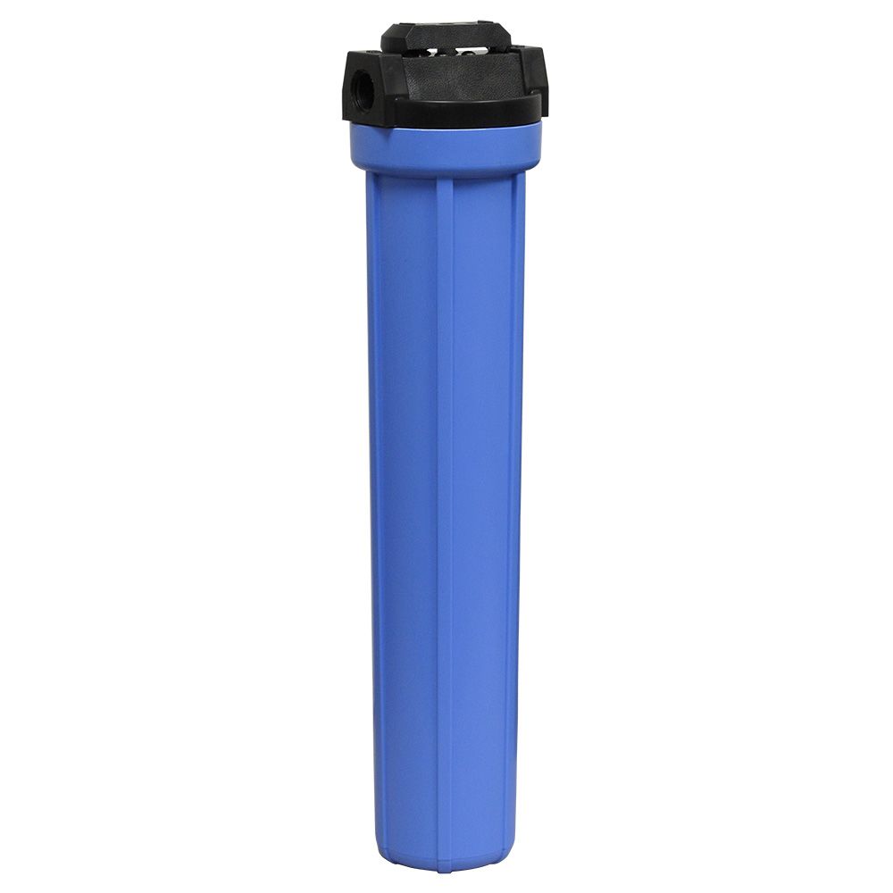 Pentair Water, Pentek 150166 20" Standard Filter Housing Black/Blue VIH w/PR - 3/4" FPT