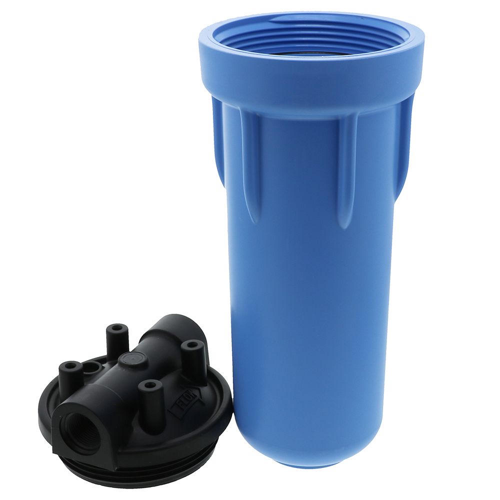 Pentair Water, Pentek 150546 10" 3G Standard Filter Housing Black/Blue MB No PR - 3/4" FPT