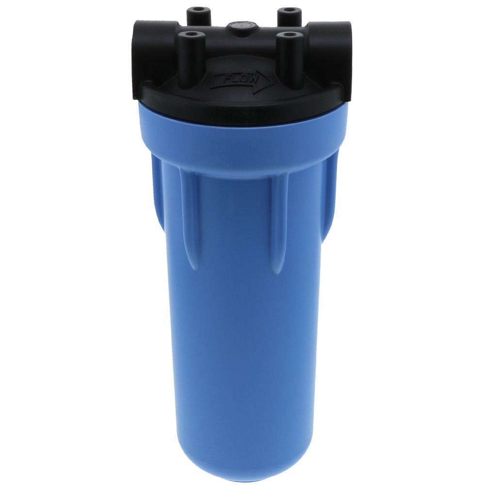 Pentair Water, Pentek 150546 10" 3G Standard Filter Housing Black/Blue MB No PR - 3/4" FPT