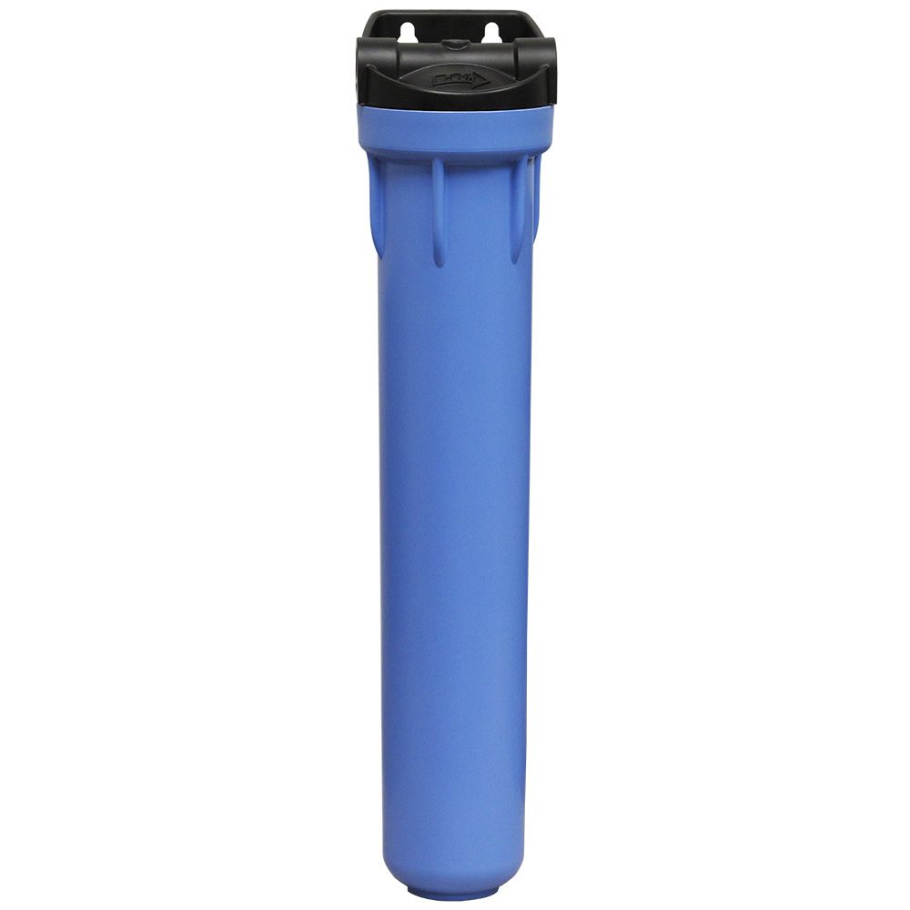 Pentair Water, Pentek 150552 20" 3G Standard Filter Housing Black/Blue IB w/ PR - 3/4" FPT