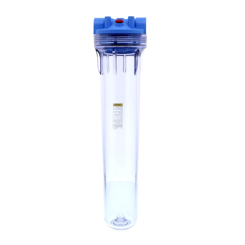 Pentair Water, Pentek 150560 20" 3G Standard Filter Housing Blue/Clear MB w/PR - 3/4" FPT