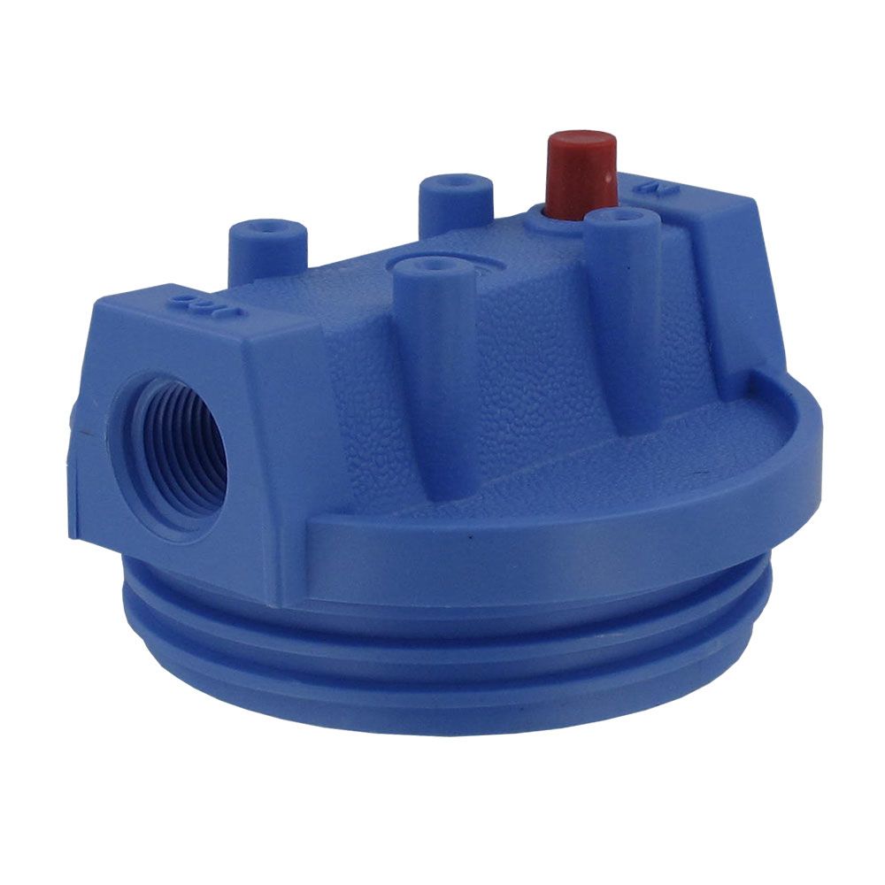 Pentair Water, Pentek 154116 Blue Mounting Bracket Cap for Standard Housings w/ PR - 3/4" FPT