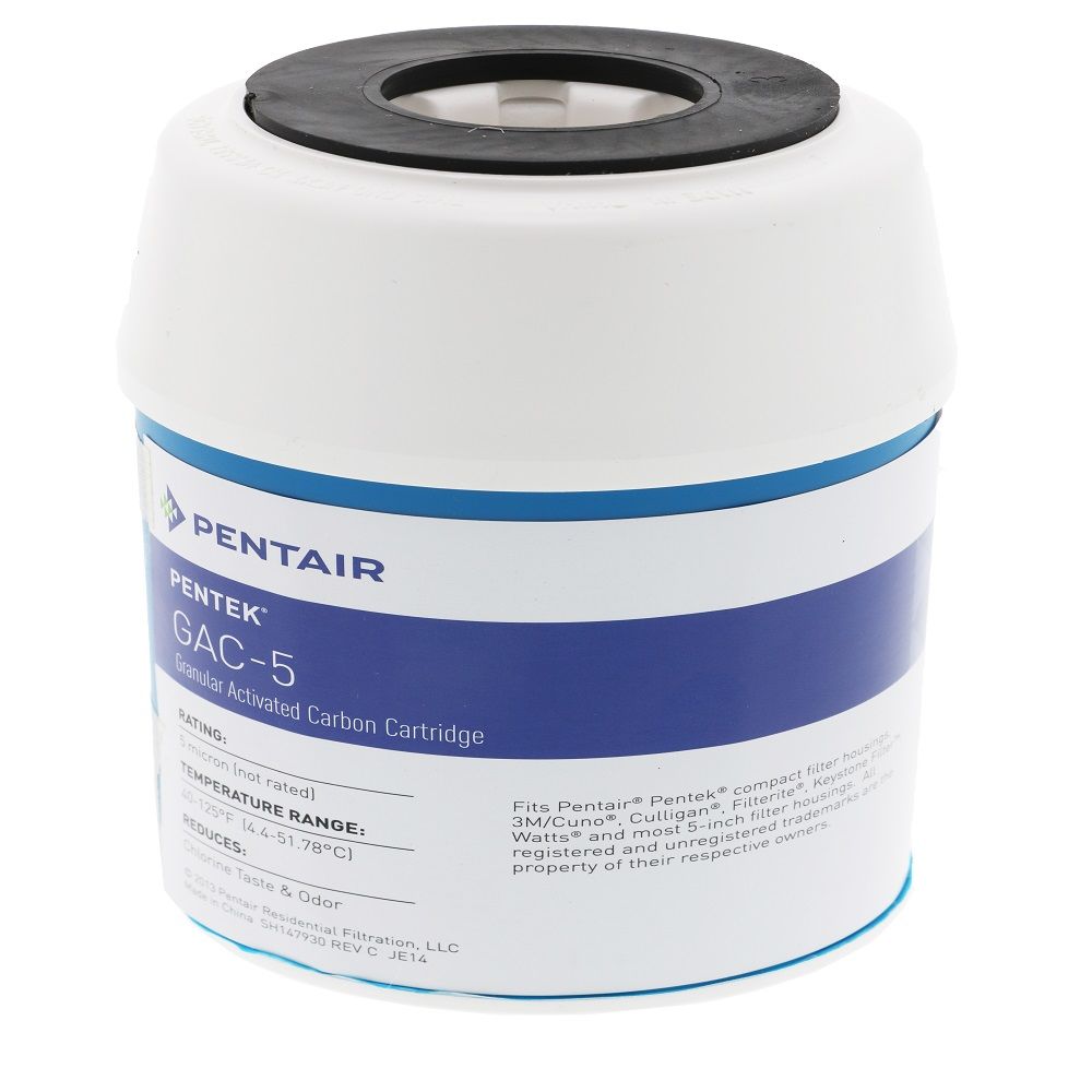 Pentair Water, Pentek 155110-43 GAC-5 Granular Activated Carbon Filter