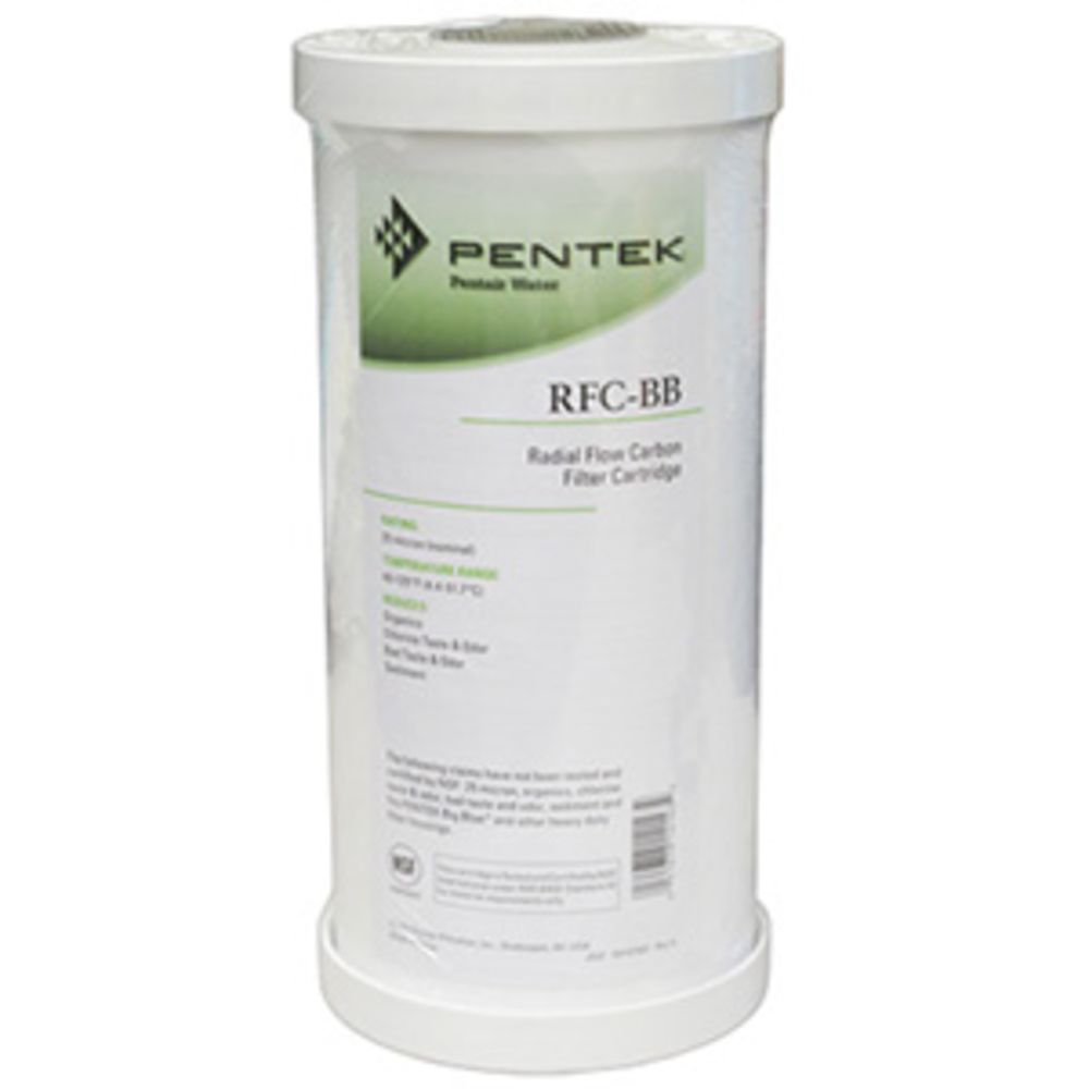 Pentair Water, Pentek 155141-43 RFC-BB Radial Flow Carbon Filter 25 mic