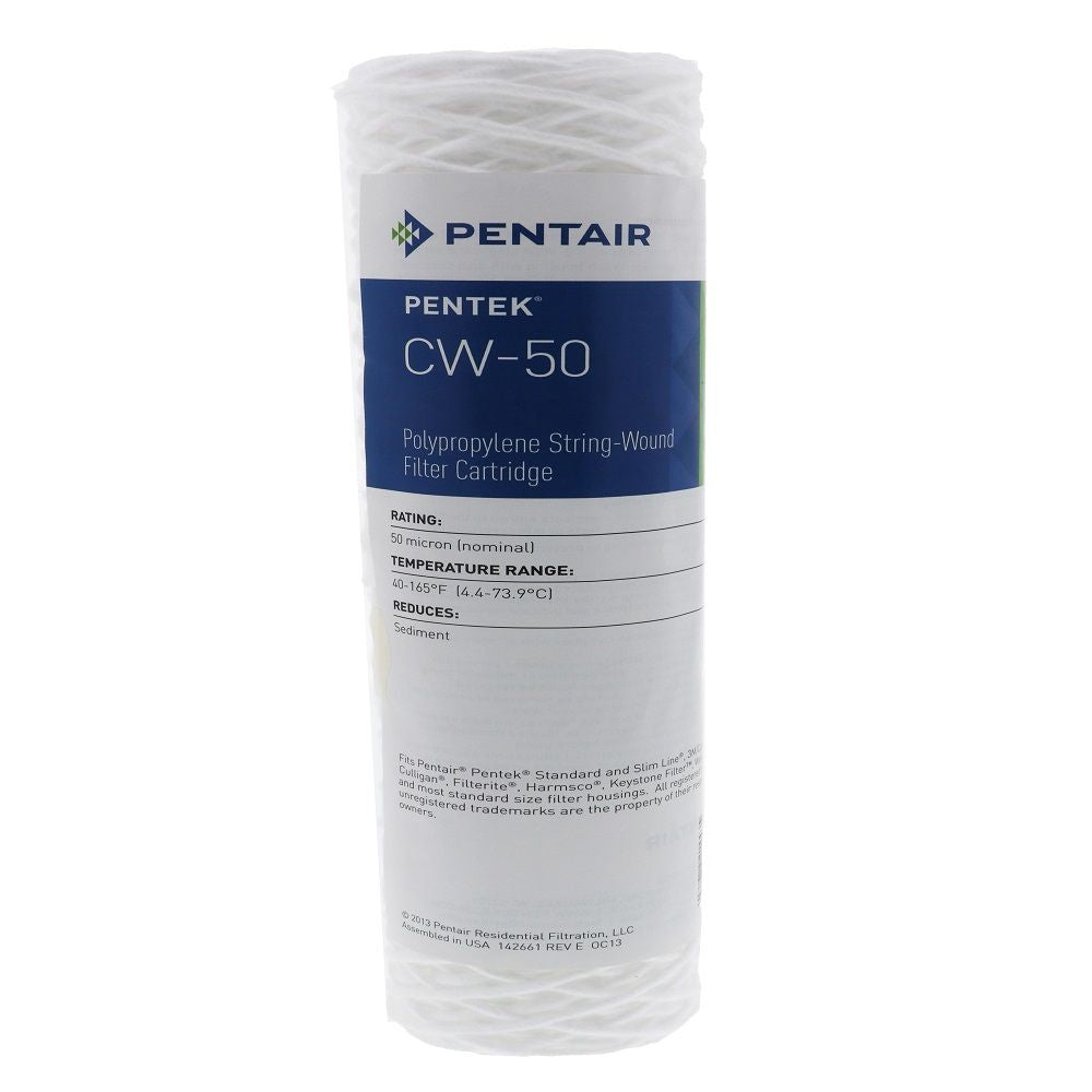 Pentair Water, Pentek 155214-43 CW-50 String Wound Polypropylene 50 mic Filter