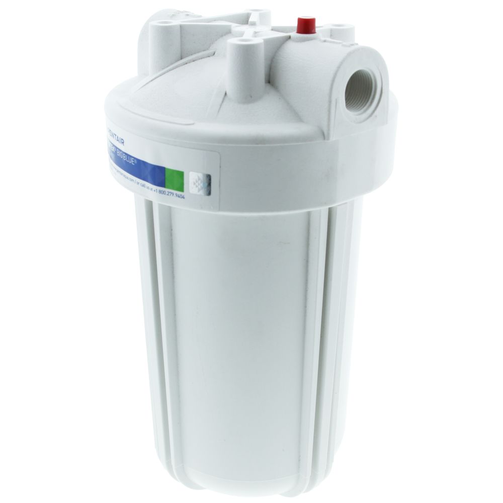 Pentair Water, Pentek (166083) (166081) 10" Big White Water Filter Housing With Pressure Relief