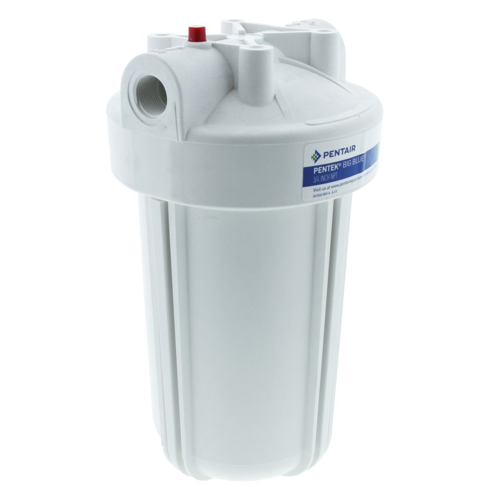 Pentair Water, Pentek (166083) (166081) 10" Big White Water Filter Housing With Pressure Relief