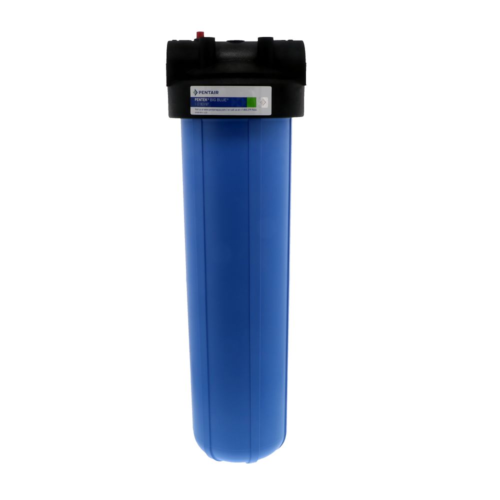 Pentair Water, Pentek 20" Big Blue Water Filter Housing With Pressure Relief