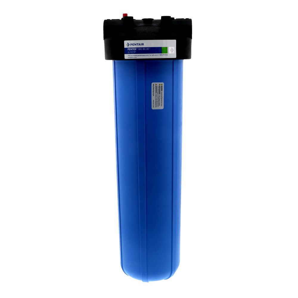 Pentair Water, Pentek 20" Big Blue Water Filter Housing With Pressure Relief