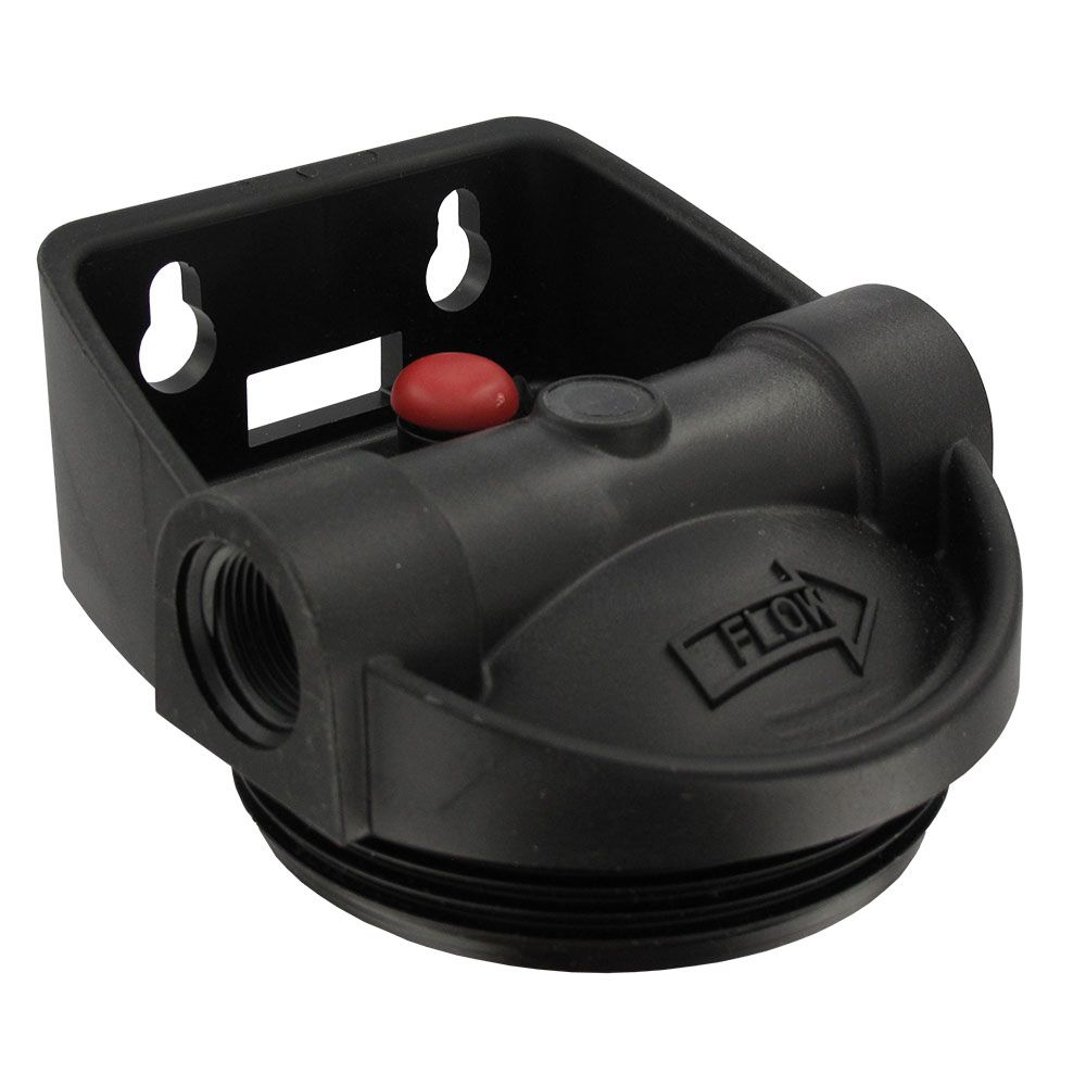 Pentair Water, Pentek Black Integrated Bracket Cap for 3G Slim Line Housings w/ PR