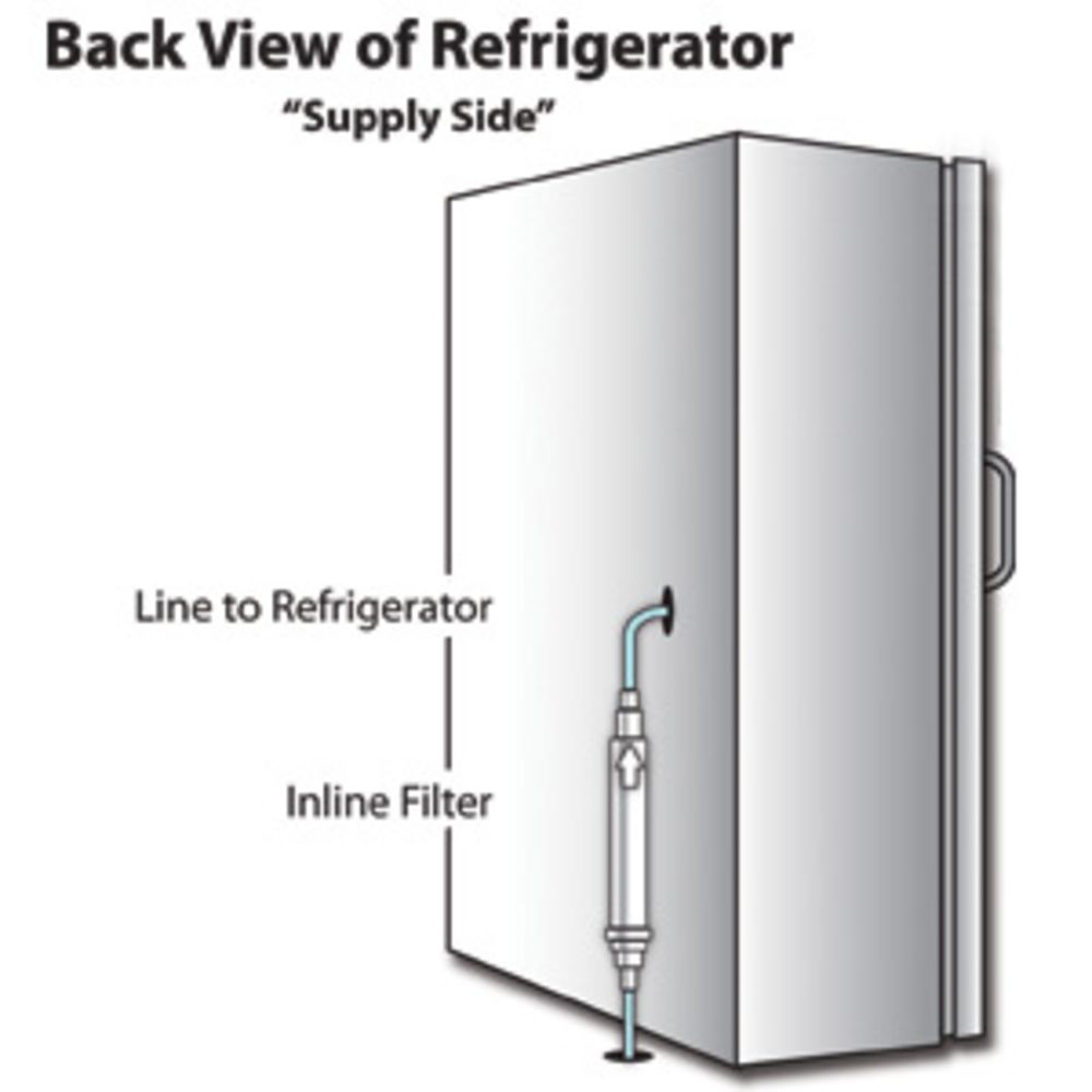 Pentair Water, Pentek IC-101L Taste/Odor Inline RO Postfilter 1/4" FPT