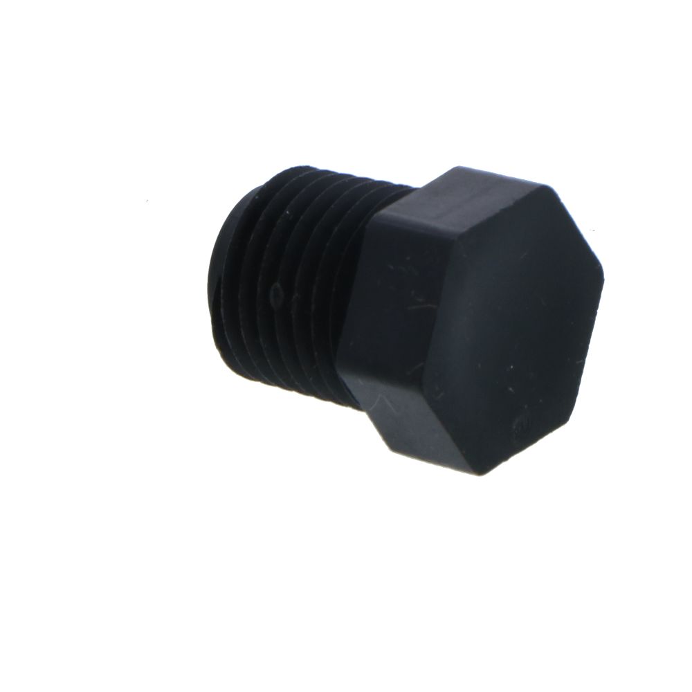 NEO, Pipe Plug Hex Head - 1/4" NPT Polypro Black