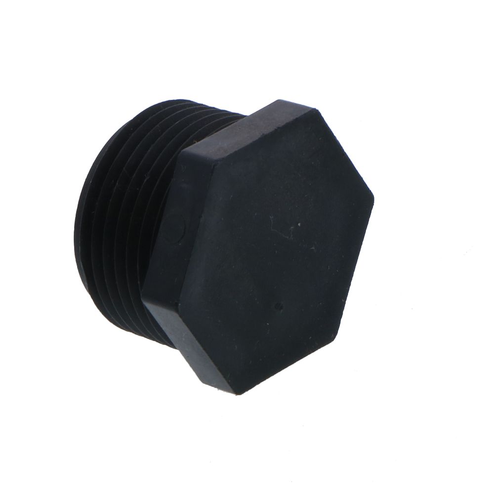 NEO, Pipe Plug Hex Head - 3/4" MNPT Polypro Black