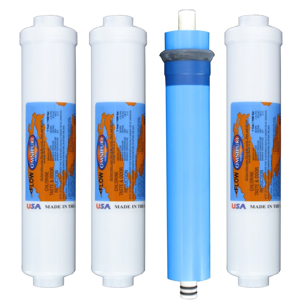 Kit, RC540T50 Countertop RO System Replacement Water Filter Kit