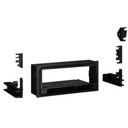 Metra Electronics (M59), Radio Mounting Kit Metra Electronics 99-4000 TurboKits; For Installing An Aftermarket Single-DIN Pullout Or Removable-Face Single-DIN Vehicle Radio; Painted; Black; ABS Plastic