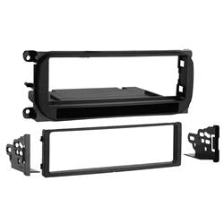 Metra Electronics (M59), Radio Mounting Kit Metra Electronics 99-6505 TurboKits; For Installing An Aftermarket Recessed ISO-Mount Or Single-DIN Vehicle Radio With Pocket Provisions; Painted; Black; ABS Plastic