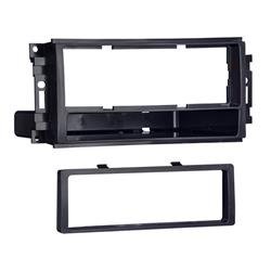 Metra Electronics (M59), Radio Mounting Kit Metra Electronics 99-6511 TurboKits; For Installing An Aftermarket Recessed ISO-Mount Or Single-DIN Vehicle Radio With Pocket Provisions; Painted; Black; ABS Plastic