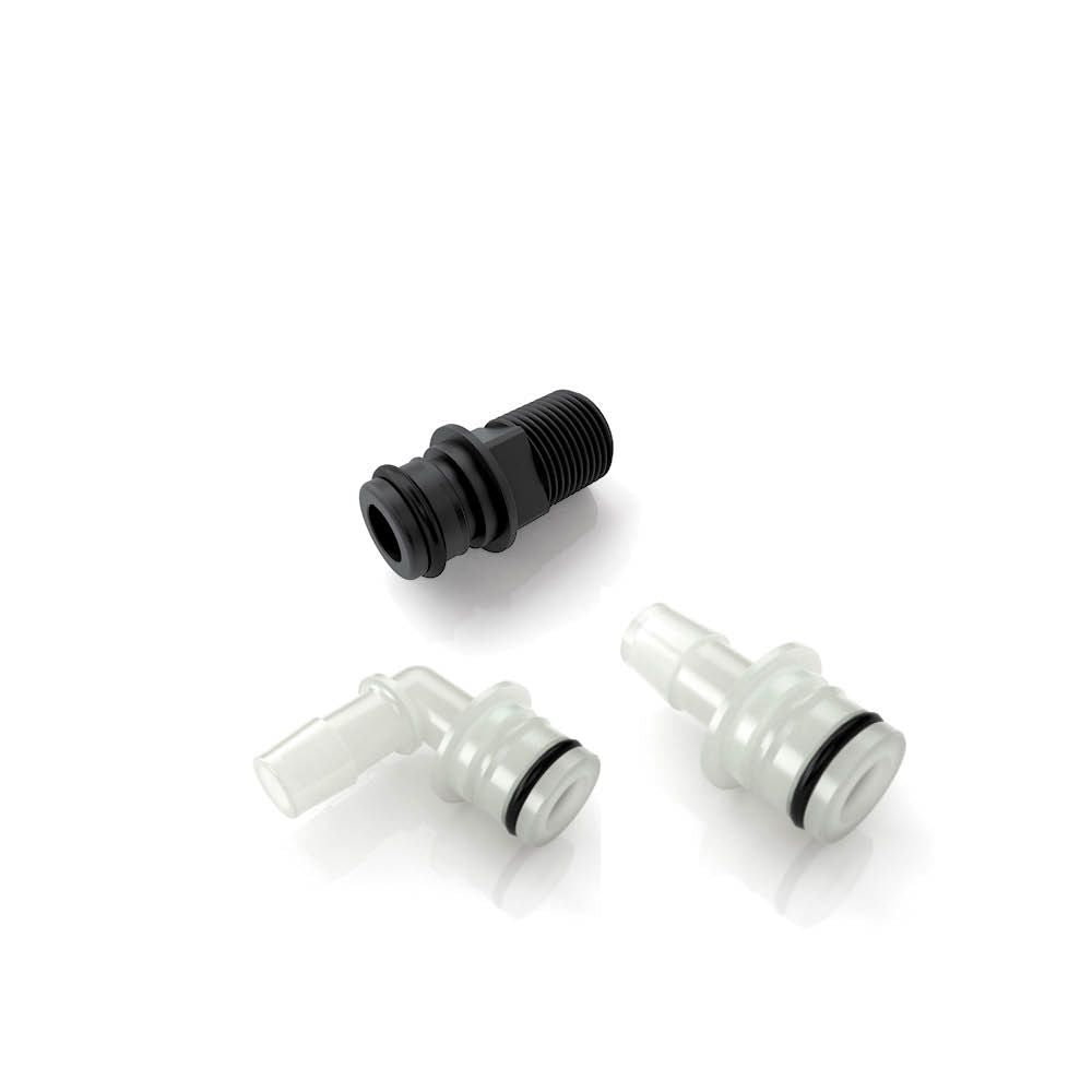 Remco Industries, Remco FQ5F-3812 3/4" Quick Attach x 3/8" HB Straight and Elbow Sprayer Fitting Kit