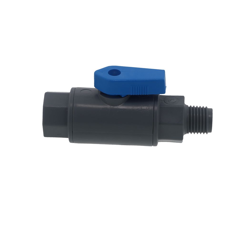 SMC, SMC 6380490 PVC Ball Valve 1/4" FNPT x 1/4" MNPT