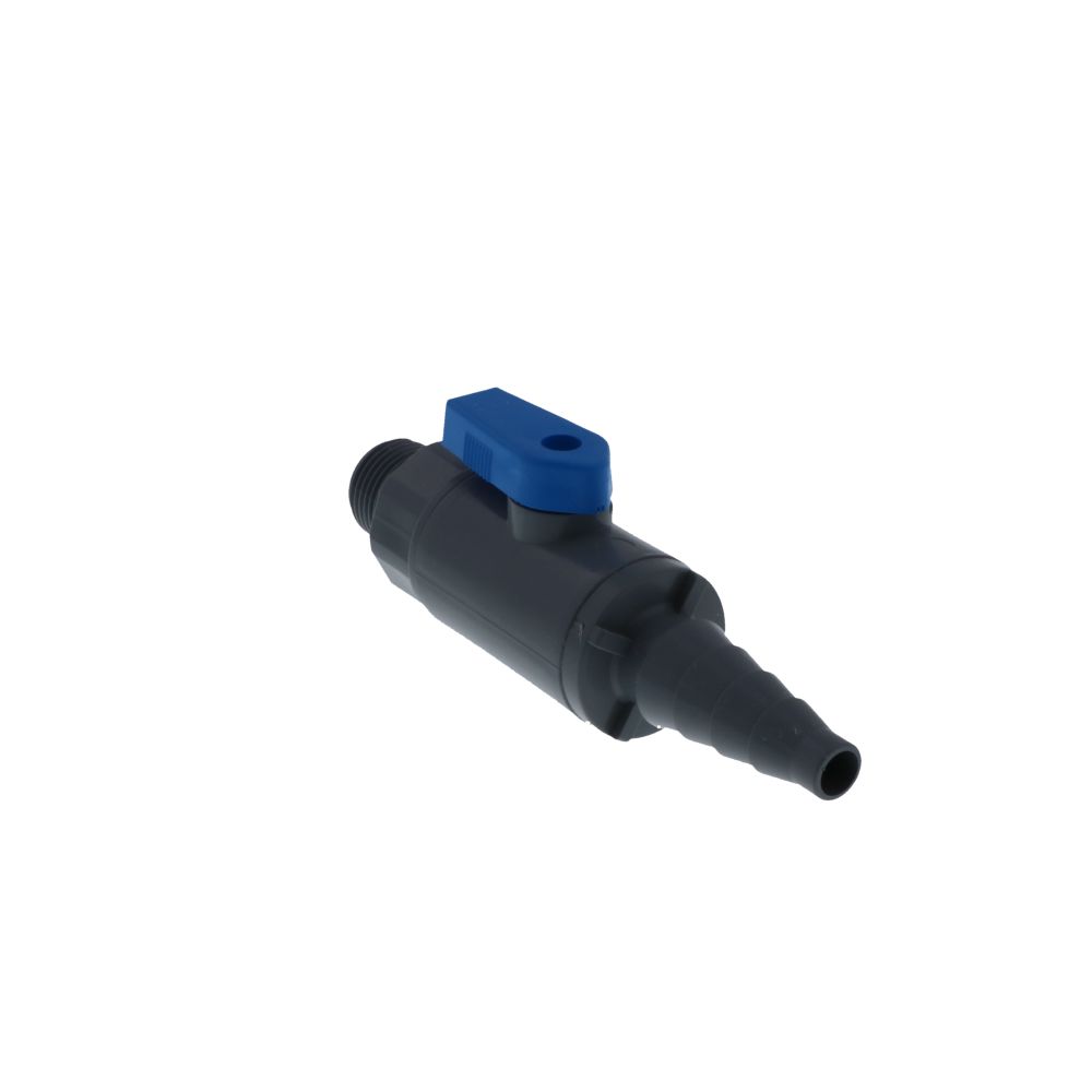 SMC, SMC Inline Ball Valve PVC Barb - 3/8 MPT x 5/8 ID Barb