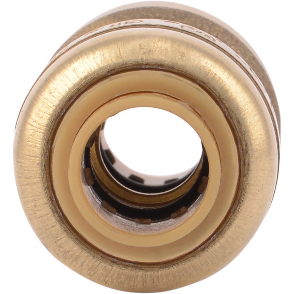 SharkBite®, SharkBite® U004LF Lead-Free Brass Push-to-Connect Coupling - 1/4" x 1/4"