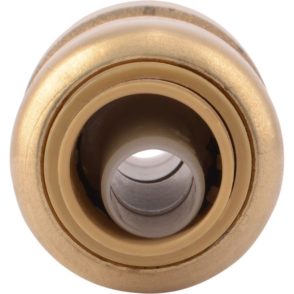 SharkBite®, SharkBite® U006LF Lead-Free Brass Push-to-Connect Coupling - 3/8" x 3/8"