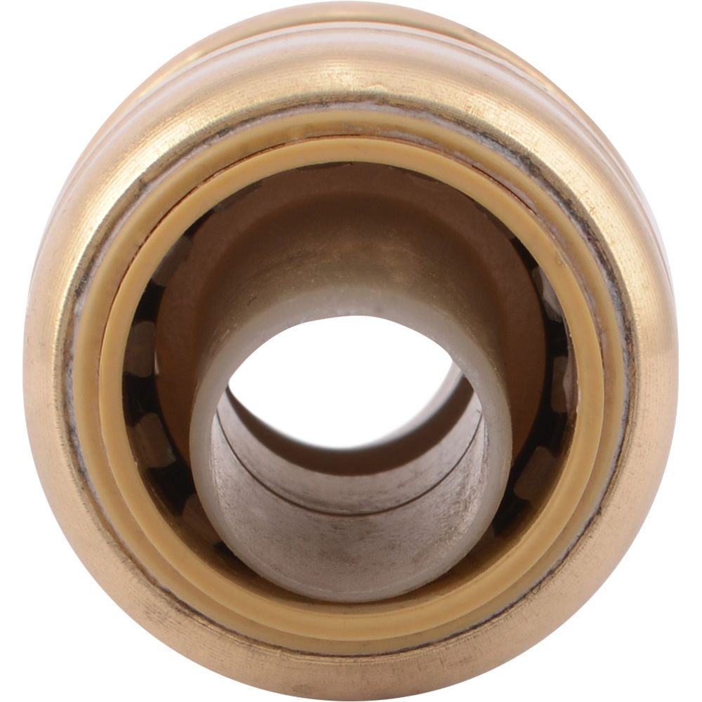 SharkBite®, SharkBite® U008LF Lead-Free Brass Push-to-Connect Coupling - 1/2" x 1/2"