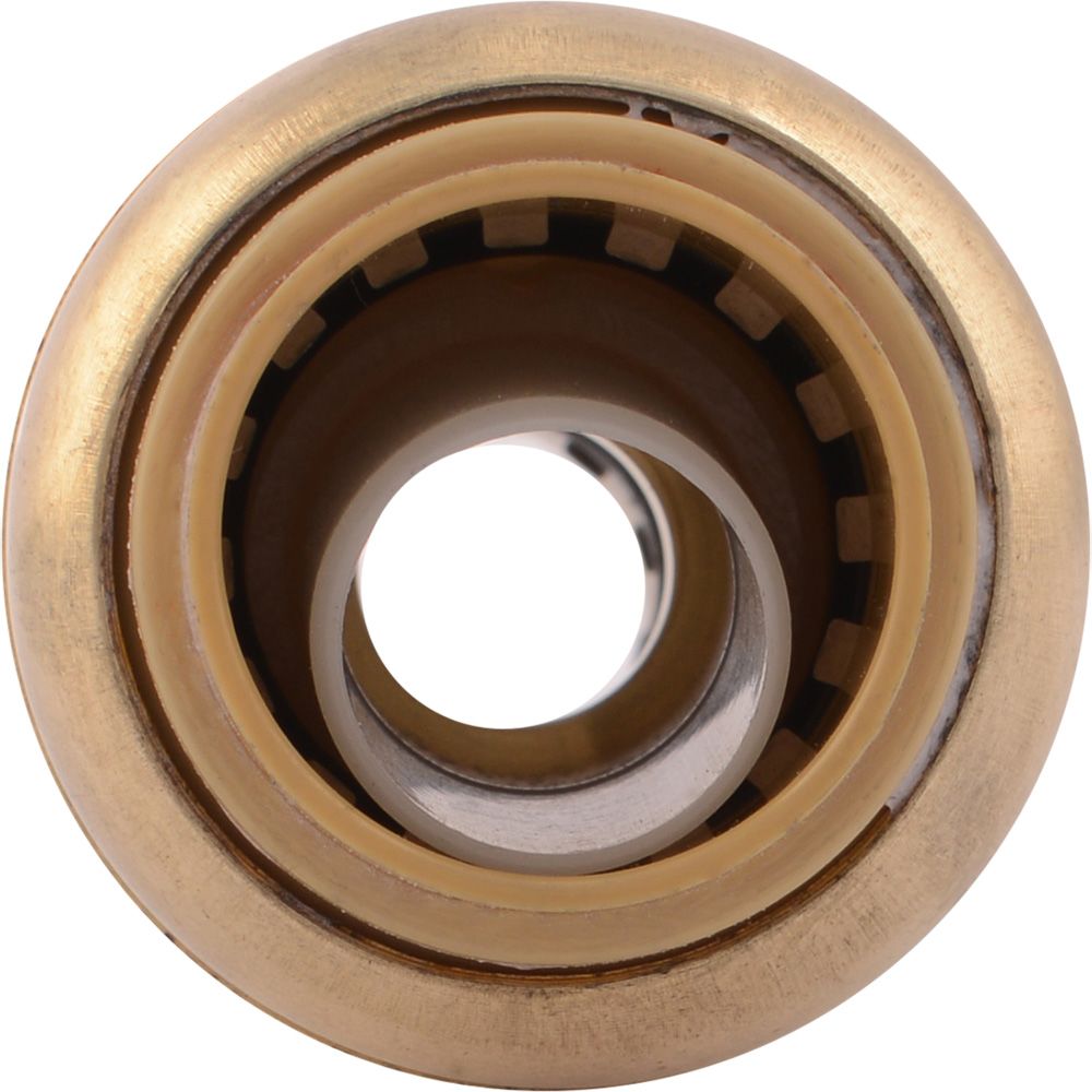 SharkBite®, SharkBite® U050LF Lead-Free Brass Push-to-Connect Reducer Coupling - 1/4" x 1/2"