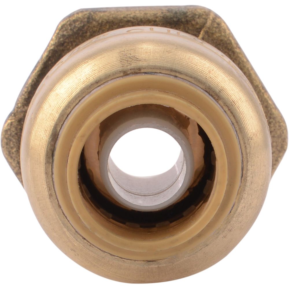 SharkBite®, SharkBite® U118LF Lead-Free Brass Push-to-Connect Male Adapter - 3/8" x 1/2" MPT