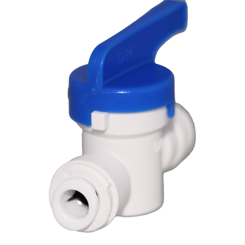 NeoFit, Shut-Off Valve polypro - 1/4 x1/4 qc